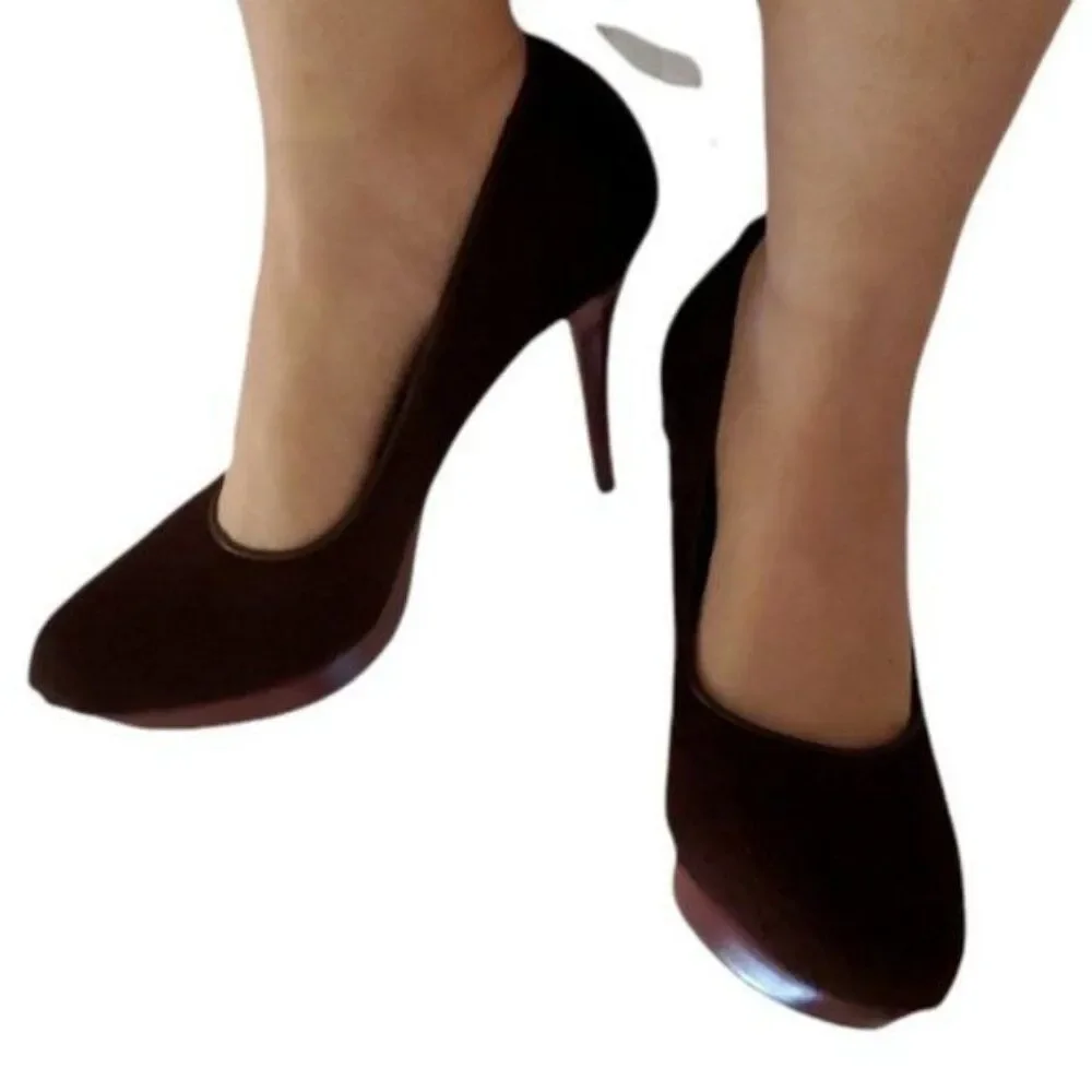Donald J Pliner Heels Pumps Platform Leather Stilettos Red Women's WOMAN'S 9 ½